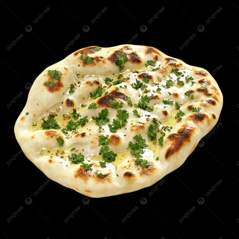 Delicious Garlic Naan Awaits