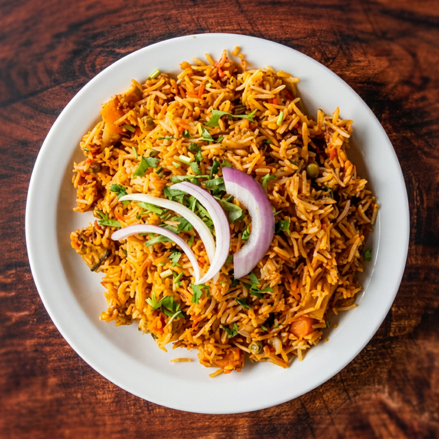 SPL Goat Biryani.
