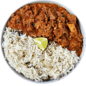 Bagara Rice with Goat Curry