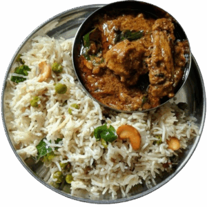 Bagara Rice with Gutthi Vankaya