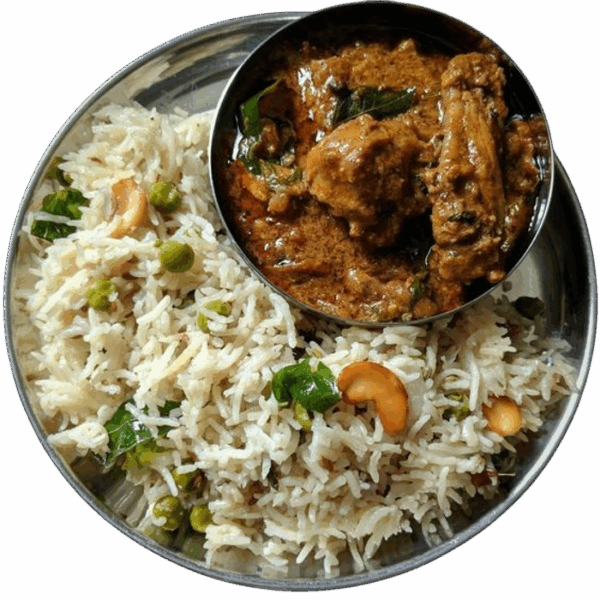 Bagara Rice with Gutthi Vankaya